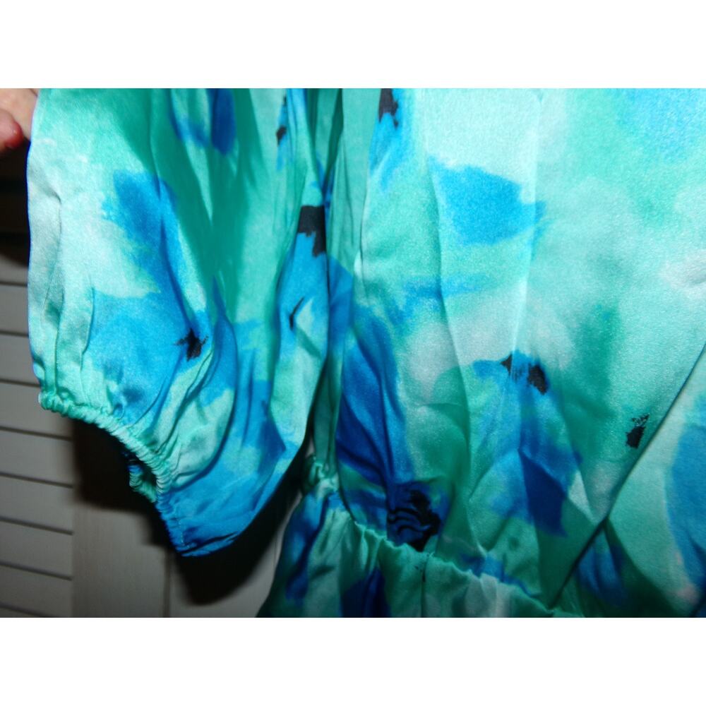 Vintage Vince Camuto peplum peasant blouse‎ M Excellent - Picture 3 of 5